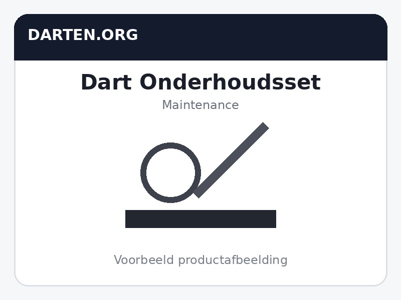 Dart Onderhoudsset