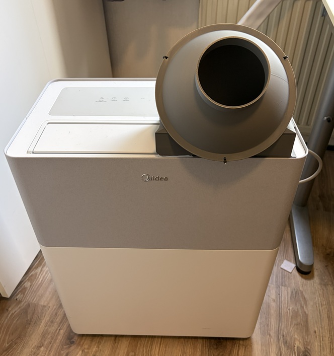Adapter voor Midea Portasplit airco (Extra slang aansluiten)